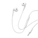 Baseus Encok HZ19 White кабелни слушалки за поставяне