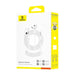 Baseus Encok HZ19 White кабелни слушалки за поставяне