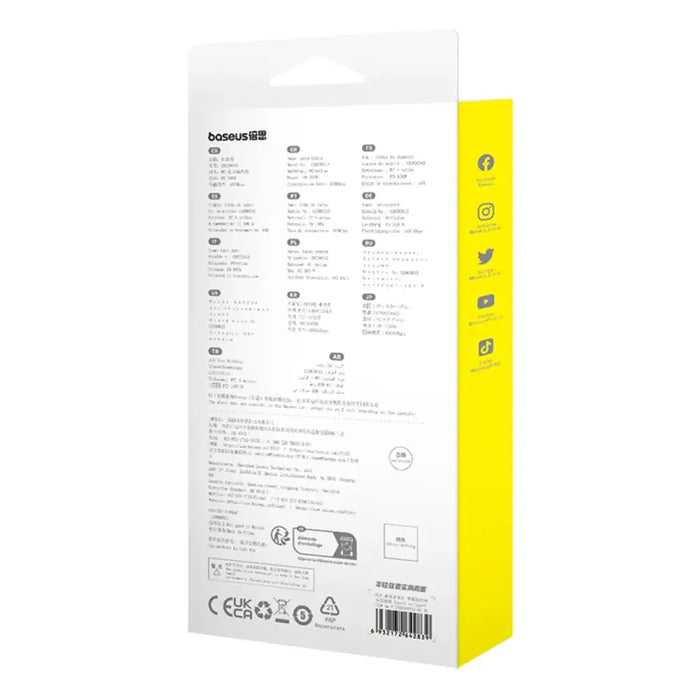 Baseus Explorer 100W USB-C - USB-C кабел с интелигентен