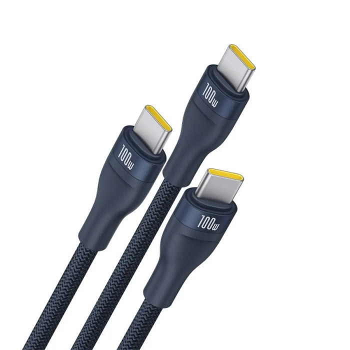 Baseus Flash Series Type C към C + C + C кабел за бързо