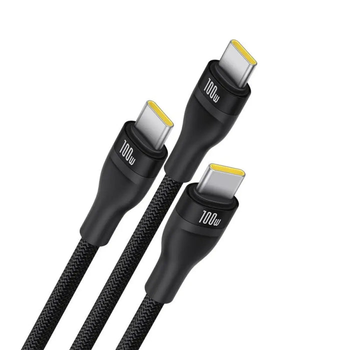 Baseus Flash Series Type C към C + C + C кабел за бързо