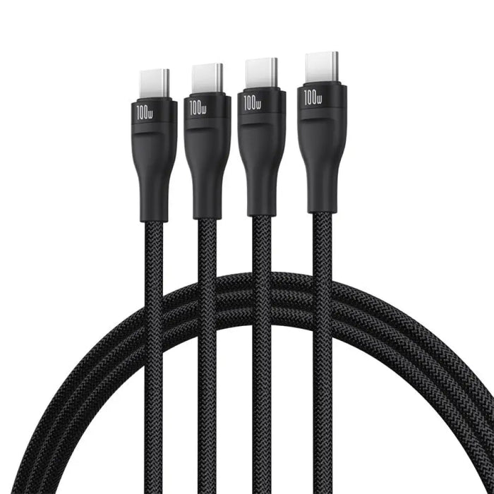 Baseus Flash Series Type C към C + C + C кабел за бързо