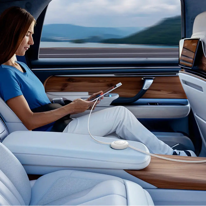 Baseus Free2Pull Mini 100W прибиращ се USB-C кабел - USB-C