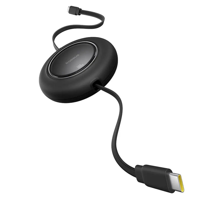 Baseus Free2Pull Mini 100W прибиращ се USB-C кабел - USB-C