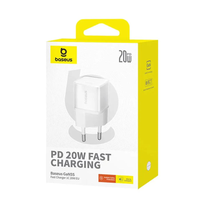 Baseus GAN5S P10162503213-00 Зарядно устройство 20 W Бяло