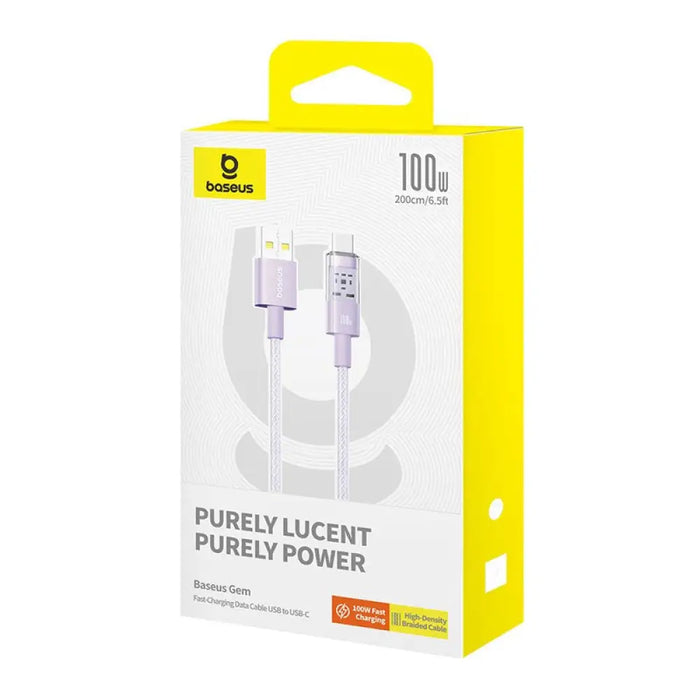 Baseus Gem USB A към USB C кабел за бързо зареждане 2 м 100