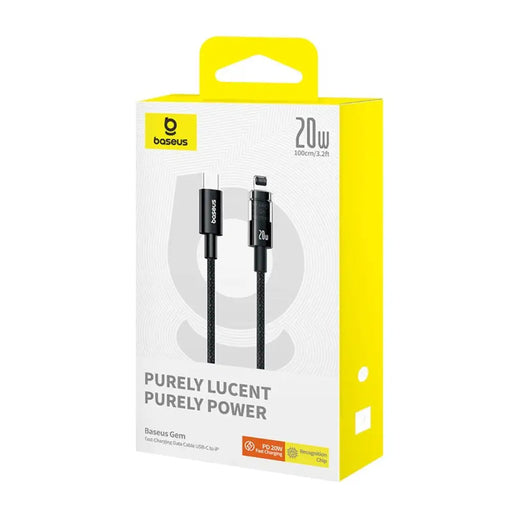 Baseus Gem USB-C към iP кабел за бързо зареждане 1 m 20 W