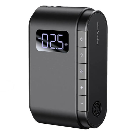 Baseus Компресор за автомобилни гуми 4000 mAh батерия Black