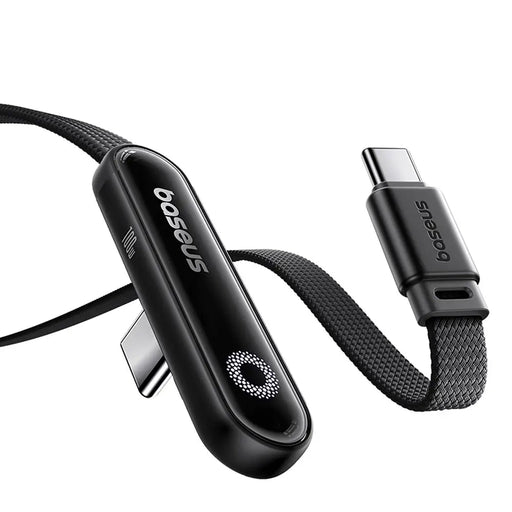 Baseus MVP 3 USB-C - USB-C 100W кабел ъглов 1 м - черен