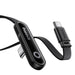 Baseus MVP 3 USB-C - USB-C 100W кабел ъглов 1 м - черен