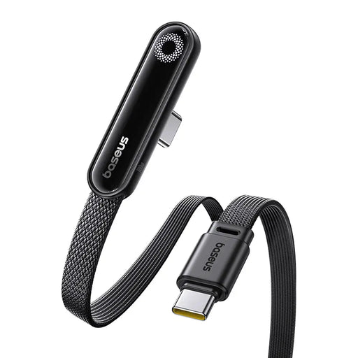 Baseus MVP 3 USB-C - USB-C 100W кабел ъглов 1 м - черен