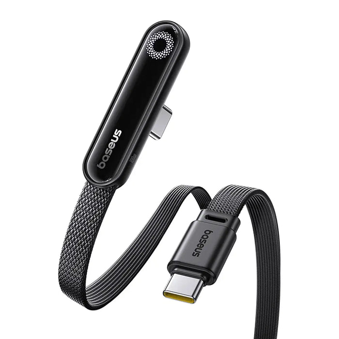 Baseus MVP 3 USB-C - USB-C 100W кабел ъглов 1 м - черен