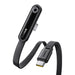 Baseus MVP 3 USB-C - USB-C 100W кабел ъглов 1 м - черен