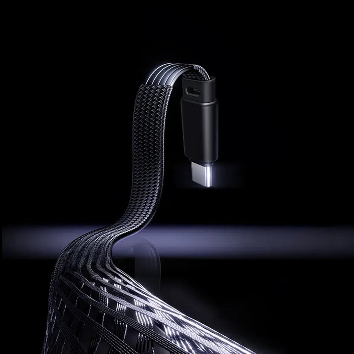 Baseus MVP 3 USB-C - USB-C 100W кабел ъглов 1 м - черен