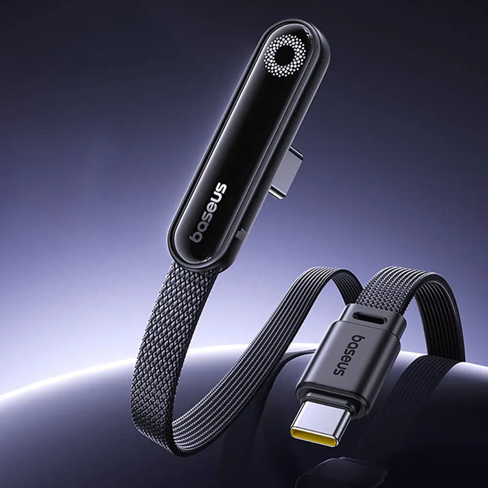 Baseus MVP 3 USB-C - USB-C 100W кабел ъглов 1 м - черен