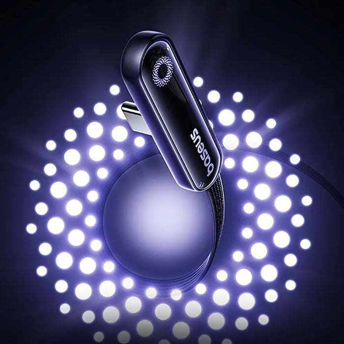 Baseus MVP 3 USB-C - USB-C 100W кабел ъглов 1 м - черен