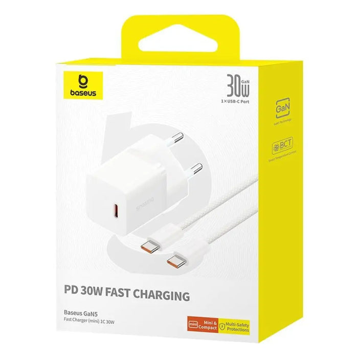 Baseus P10110902213-01 USB-C GaN5 mini 30W мрежово зарядно
