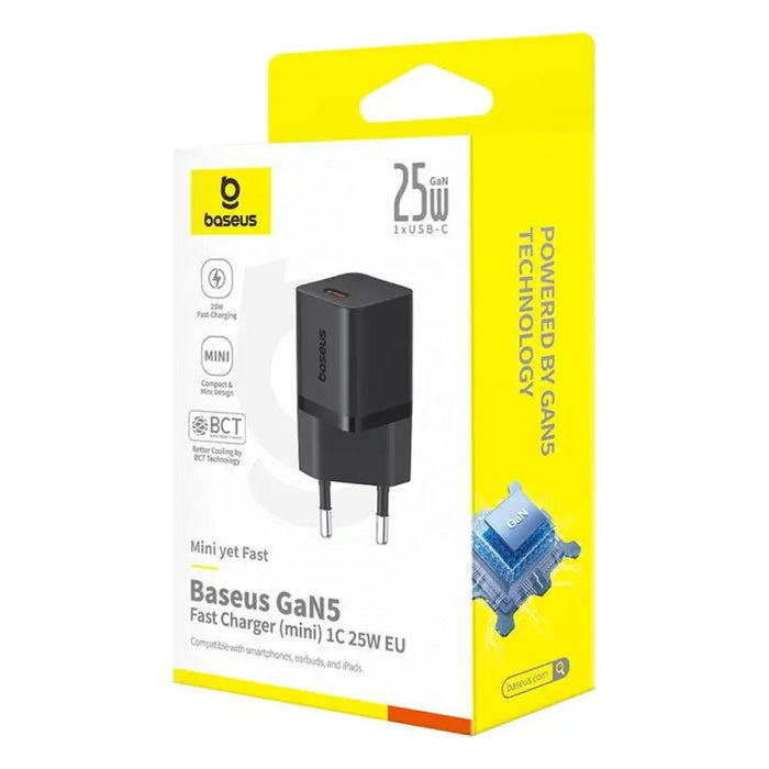 Baseus P10110909113-01 USB-C GaN5 mini 25W мрежово зарядно