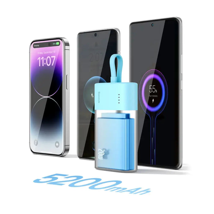 Baseus Popsicle 5200mAh 20W Преносима батерия Powerbank