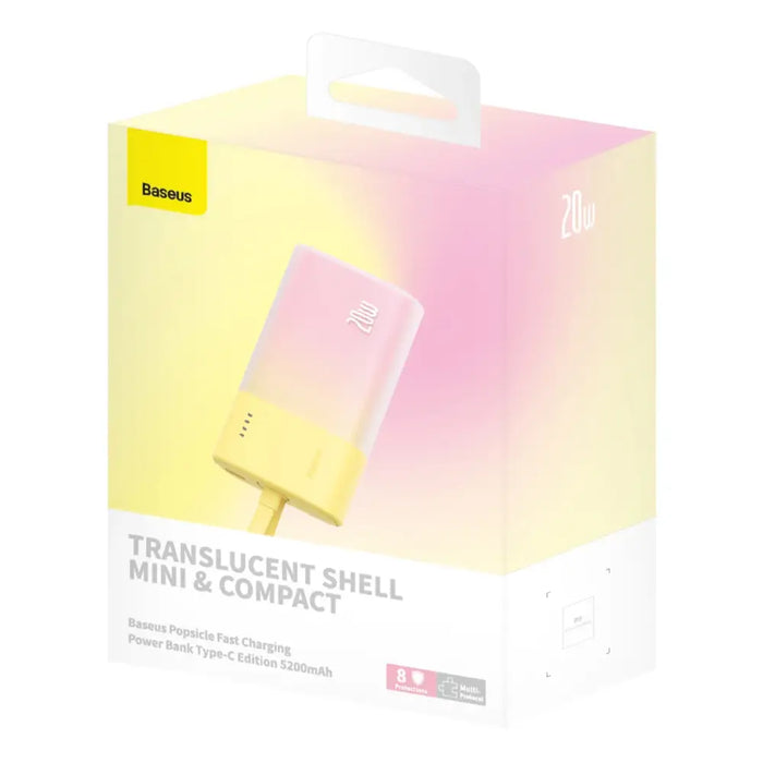 Baseus Popsicle 5200mAh 20W Преносима батерия Powerbank