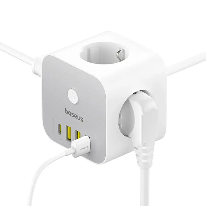 Baseus PowerCombo 7 в 1 Power Strip Cube 3 AC + 3 x USB-A