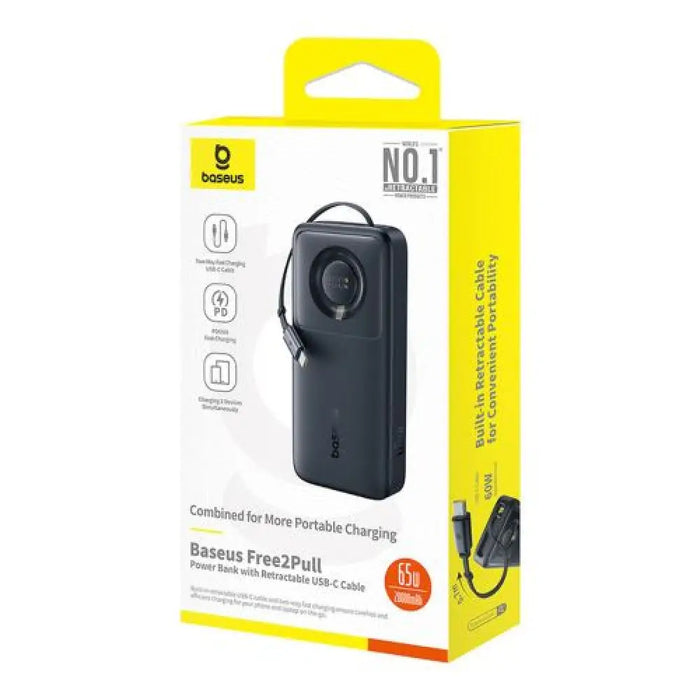Baseus Преносима батерия Powerbank Free2Pull with Digital