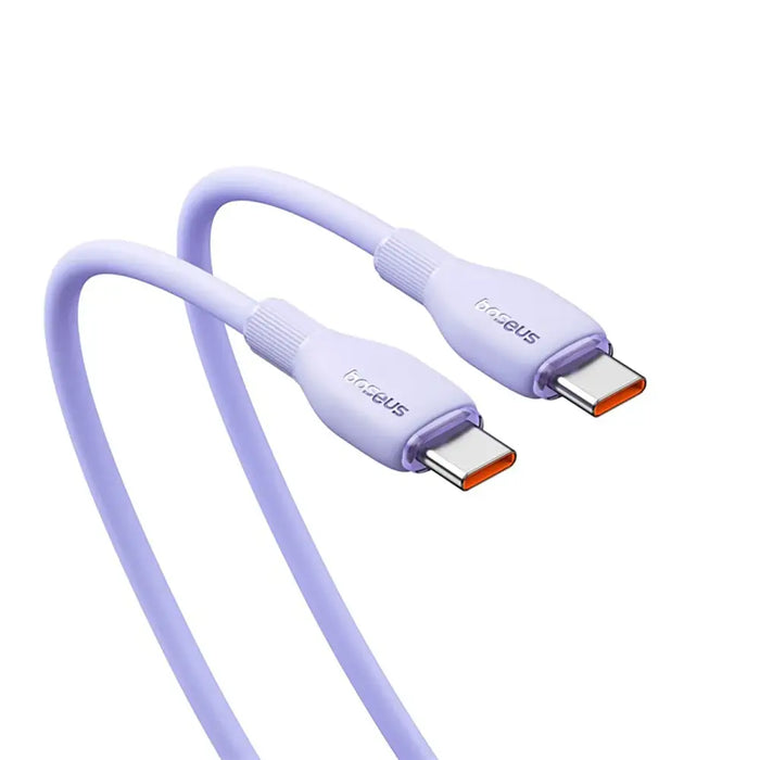 Baseus Pudding 100W USB-C - USB-C кабел 2 м - лилав