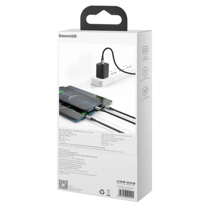 Baseus Rapid Series 3-in-1 кабел USB-C за M + L + T 20W
