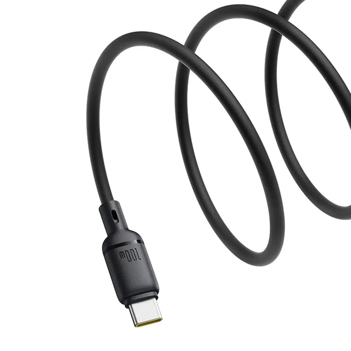 Baseus Silky Series 100W USB-C - USB-C 1m кабел - черен