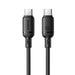 Baseus Silky Series 100W USB-C - USB-C 1m кабел - черен