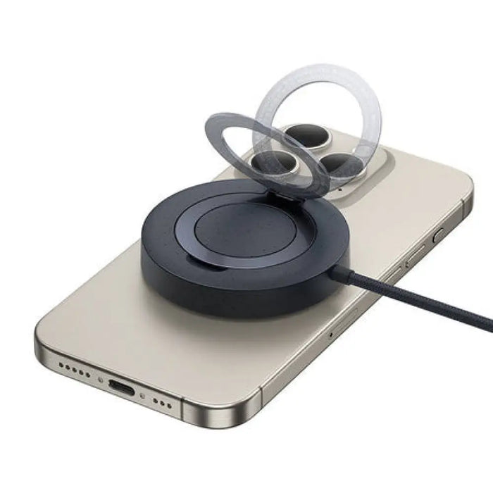 Baseus Simple Mini4 15W стойка за зареждане (черна)