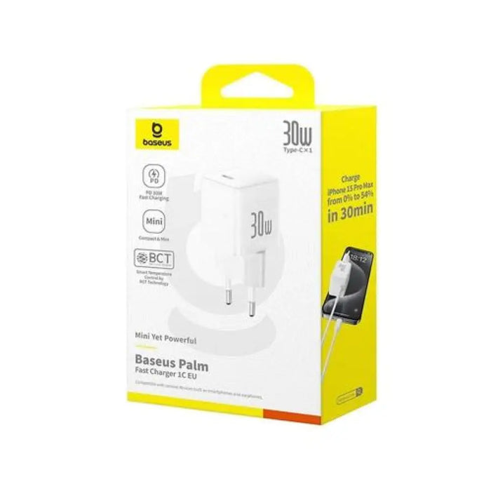 Baseus Travel Charger Palm Series Type-C PD 3.0 QC 3.0 30W