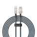 Baseus Unbreakable USB A към USB C кабел 2 м 100 W Бял