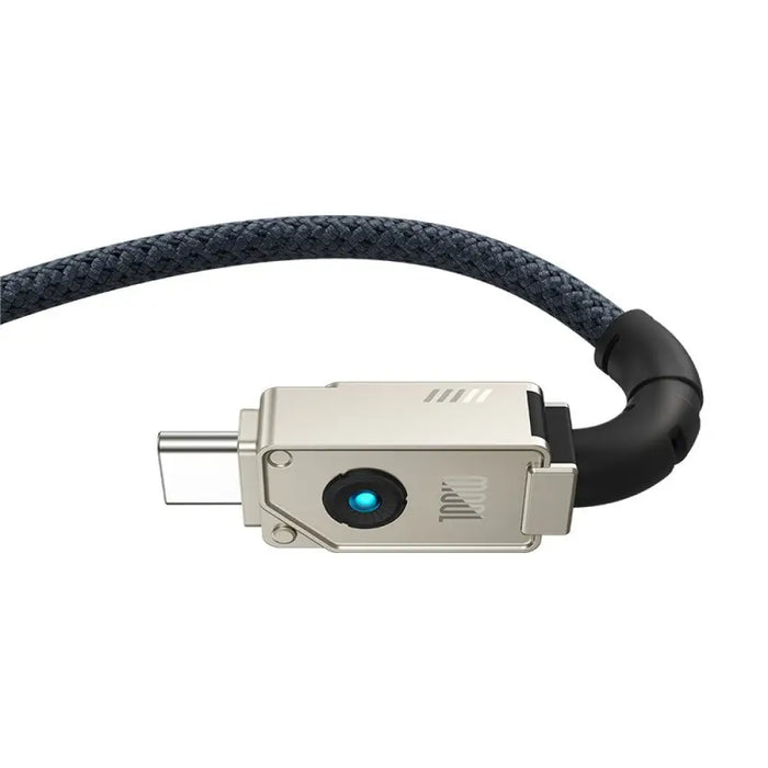 Baseus Unbreakable USB A към USB C кабел 2 м 100 W Бял