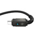 Baseus Unbreakable USB A към USB C кабел 2 м 100 W черен