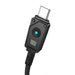 Baseus Unbreakable USB A към USB C кабел 2 м 100 W черен
