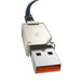 Baseus Unbreakable USB A към USB C кабел 2 м 100 W Бял