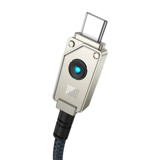 Baseus Unbreakable USB C към USB C кабел 1 m 100 W Бял