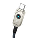 Baseus Unbreakable USB C към USB C кабел 1 m 100 W Бял