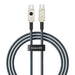 Baseus Unbreakable USB C към USB C кабел 1 m 100 W Бял