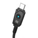Baseus Unbreakable USB C към USB C кабел 2 м 100 W Бял