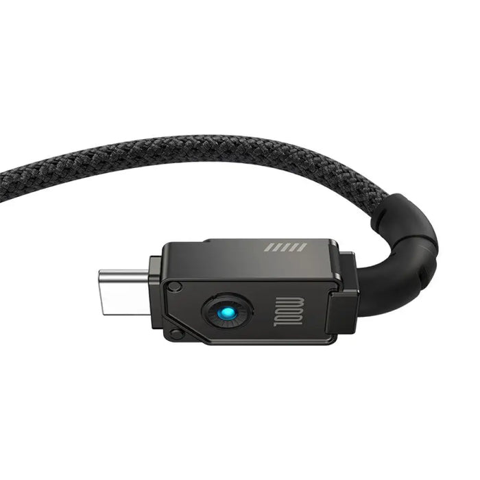 Baseus Unbreakable USB C към USB C кабел 2 м 100 W Бял