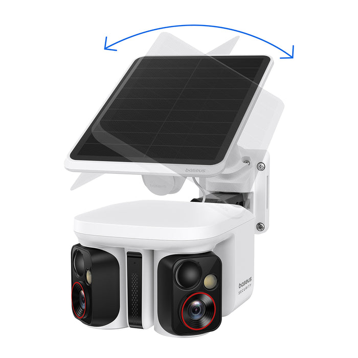 Baseus Security X1 Pro 3K външна камера с двойна камера - бяла