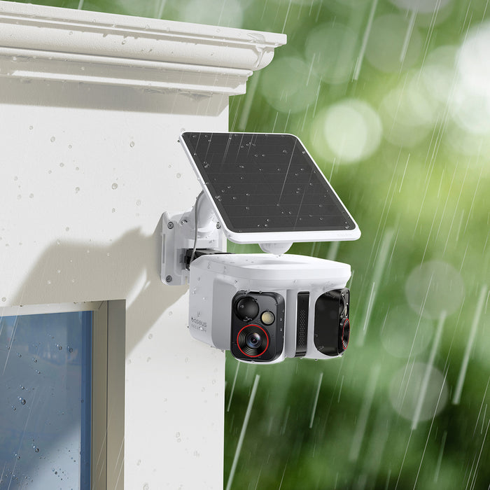 Baseus Security X1 Pro 3K външна камера с двойна камера - бяла
