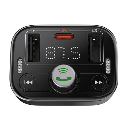 FM трансмитер Baseus S-09 Pro, Bluetooth (черен)