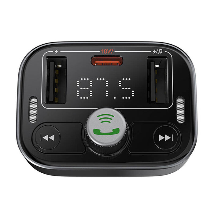 FM трансмитер Baseus S-09 Pro, Bluetooth (черен)