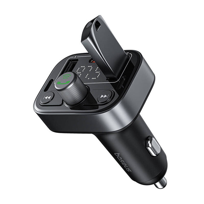 FM трансмитер Baseus S-09 Pro, Bluetooth (черен)