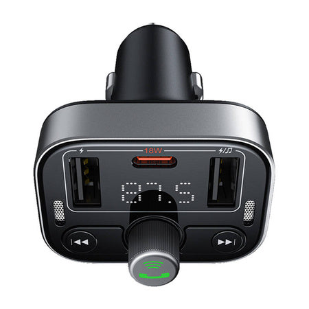 FM трансмитер Baseus S-09 Pro, Bluetooth (черен)