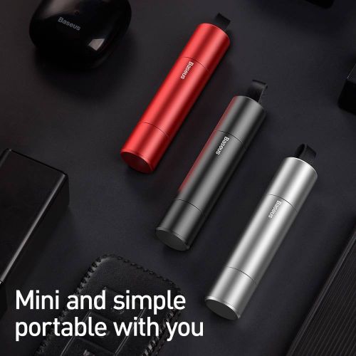 Baseus Car Tool Sharp Safety Hammer (Window-breaking+Safety belt cutting) Red (CRSFH-0G)