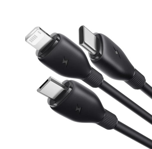 Baseus  кабел за данни Micro USB + Lightning + USB-C
